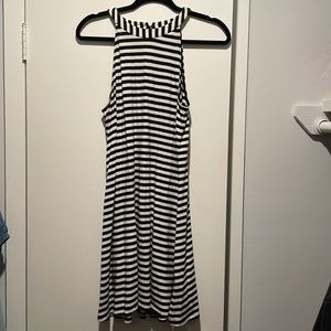 Black and white express dress size medium